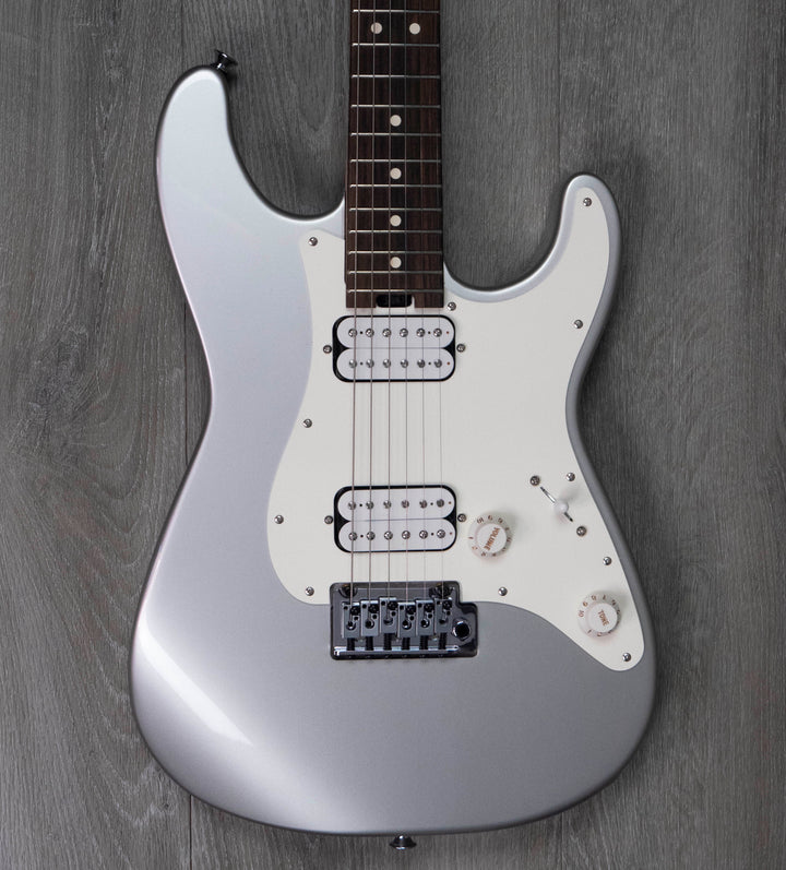 Charvel Prashant Aswani Signature Pro-Mod So-Cal PA28, diapasón de palisandro, plata inca
