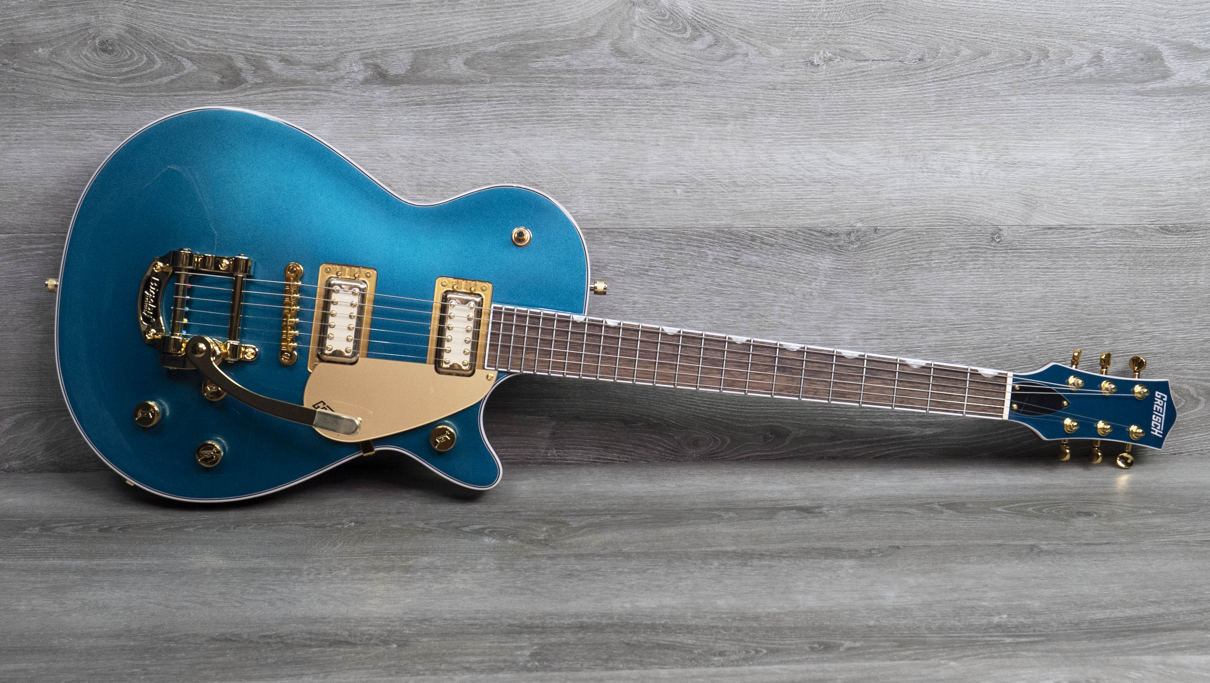 【10363】 Gretsch Electromatic Blue Gretsch Electromatic Pristine LTD Jet Single-Cut with Bigsby