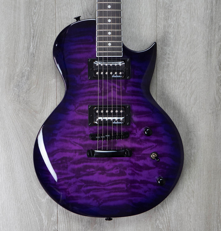 Jackson JS Series Monarkh SC JS22Q, Amaranth Fingerboard, Transparent Purple Burst