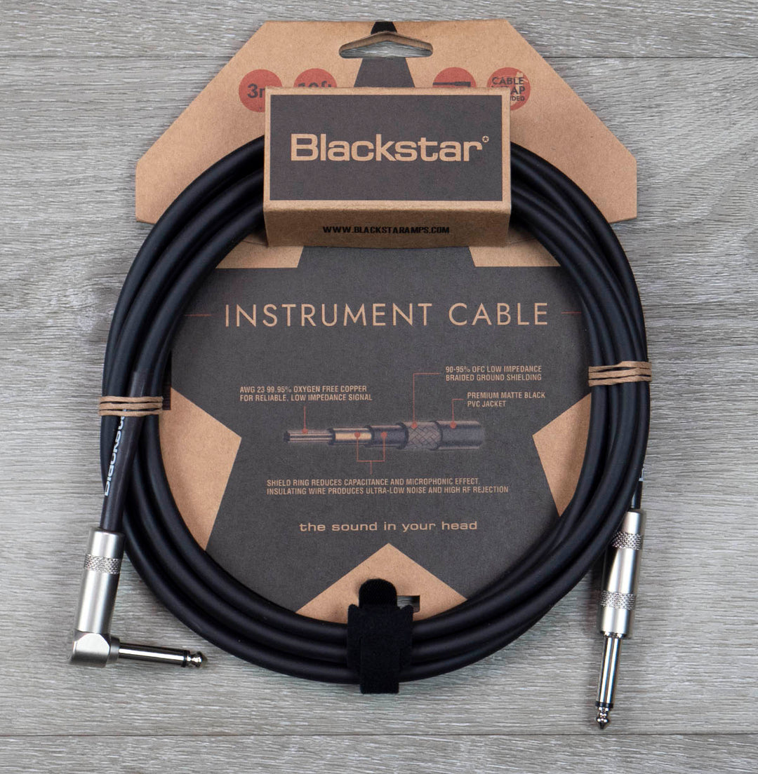 Cable de instrumento estándar Blackstar, recto a angulado, 3 m
