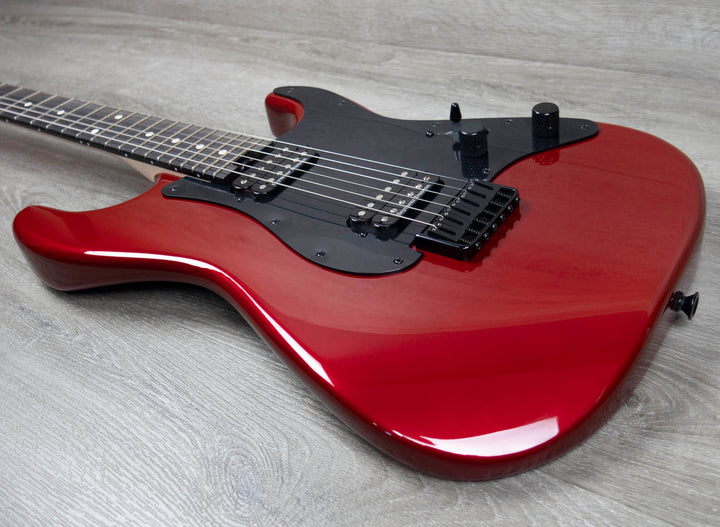 Charvel Pro-Mod So-Cal Style 1 HH HT E, diapasón de ébano, color rojo manzana acaramelada