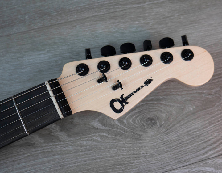 Charvel Pro-Mod So-Cal Style 1 HH HT E, diapasón de ébano, color rojo manzana acaramelada
