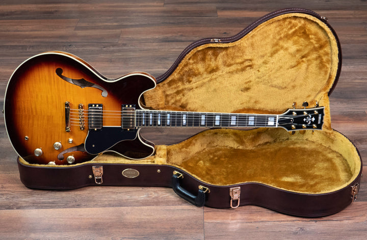 Yamaha SA2200 Semi-Acoustic Guitar, Brown Sunburst