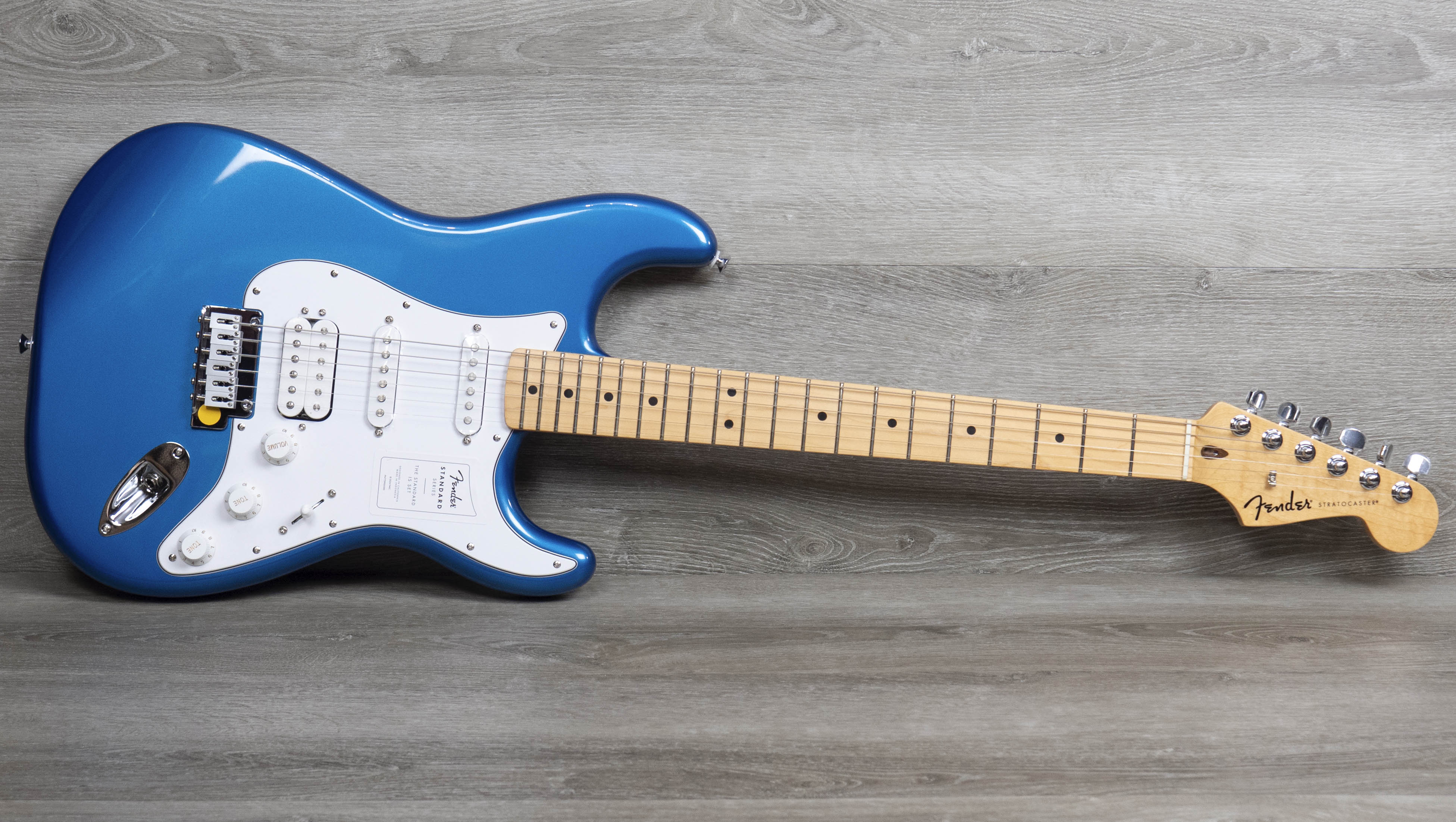 Fender Standard Stratocaster HSS, Maple Fingerboard, Aqua Marine
