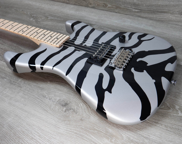 Charvel Super-Stock SD1 H 2PT M, diapasón de arce, tono plateado bengalí