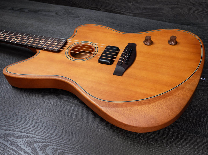 Fender Acoustasonic Standard Jazzmaster, Aged Natural