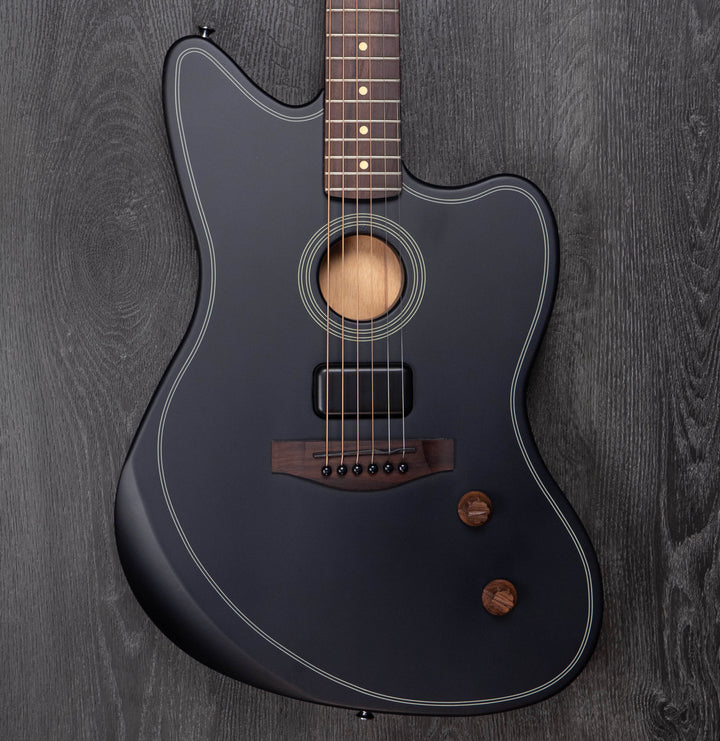 Fender Acoustasonic Standard Jazzmaster, Black