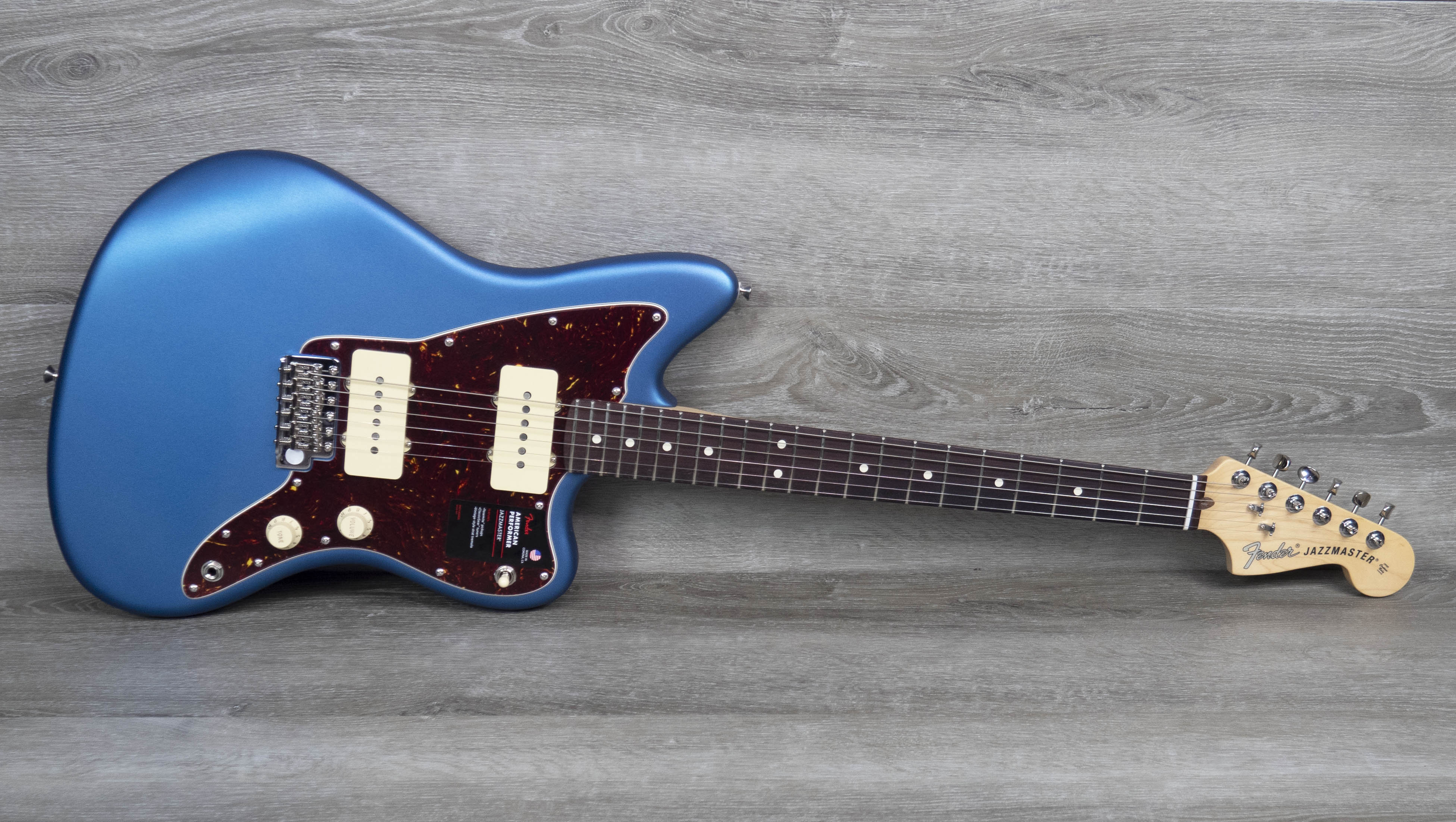 Fender American Performer Jazzmaster, Rosewood Fingerboard, Satin Lake  Placid Blue