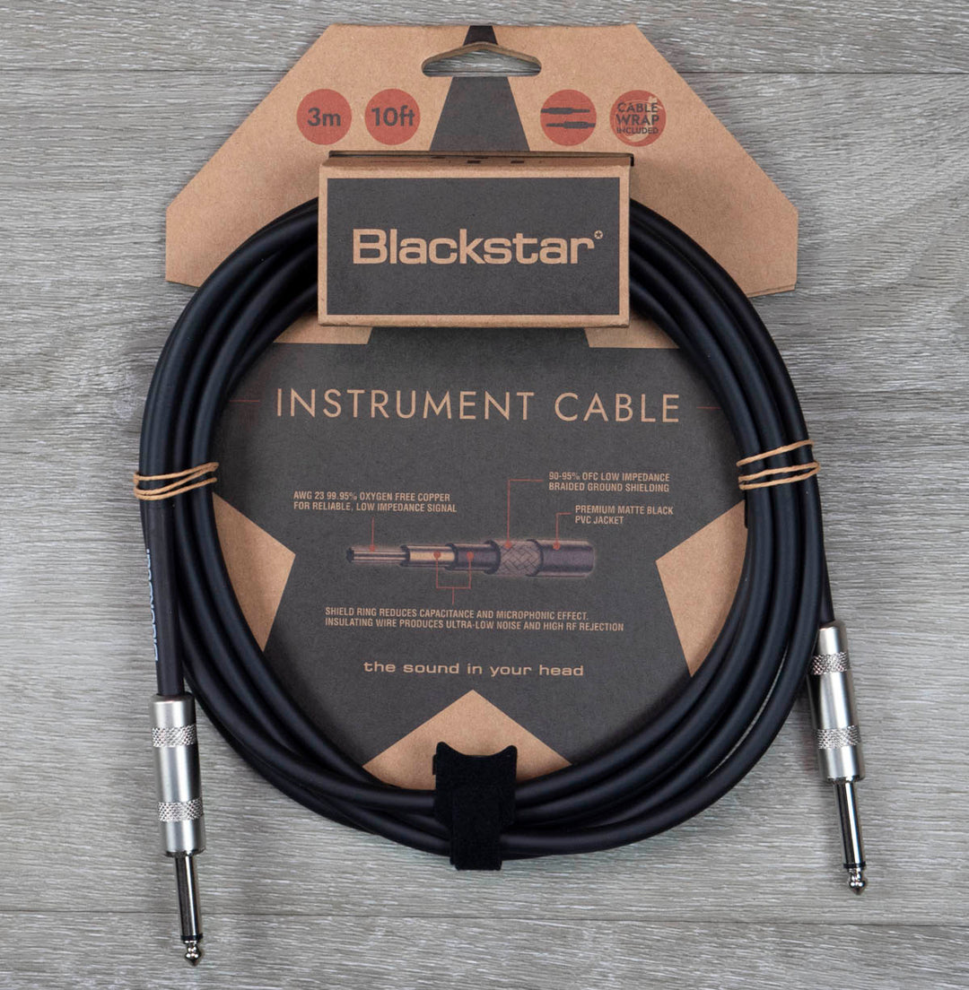 Cable de instrumento estándar Blackstar, recto, 3 m