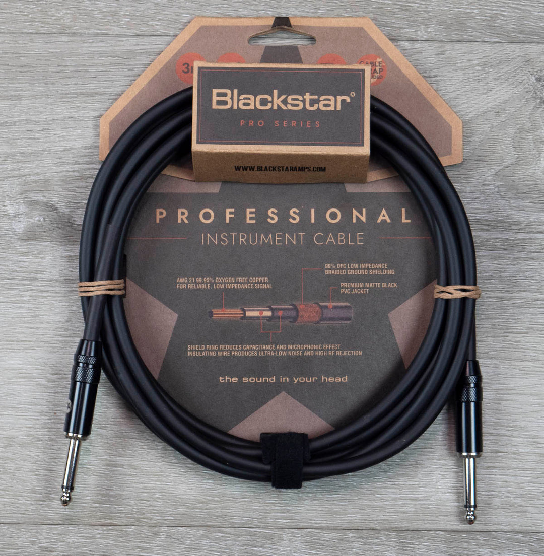 Blackstar Pro Series Instrument Cable, Straight, 3m
