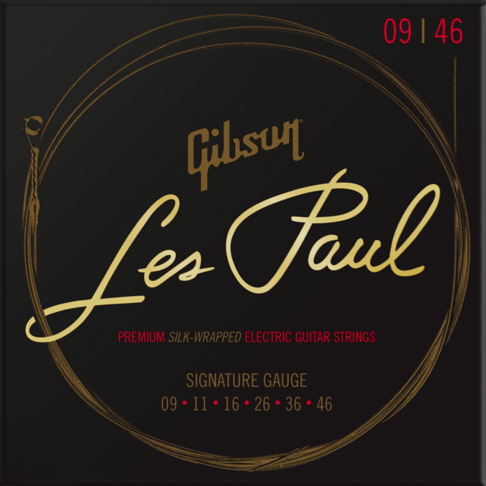 Gibson Les Paul Premium Electric Guitar Strings, Signature Gauge .009 - .046