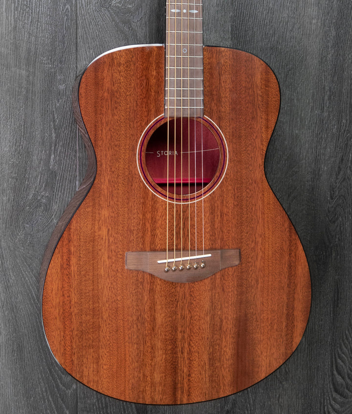 Yamaha Storia III MKII Acoustic Guitar, All Mahogany in Gloss Natural