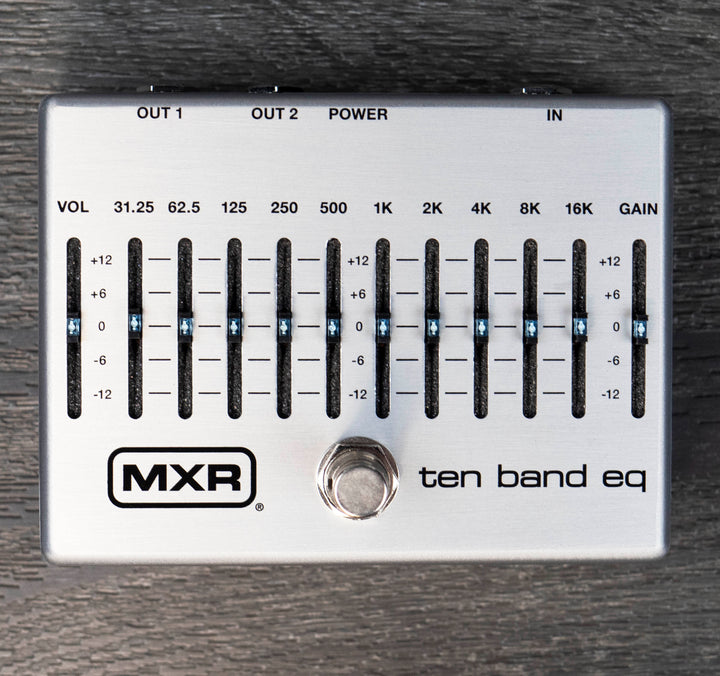 Pédale d'égalisation à dix bandes MXR M108S