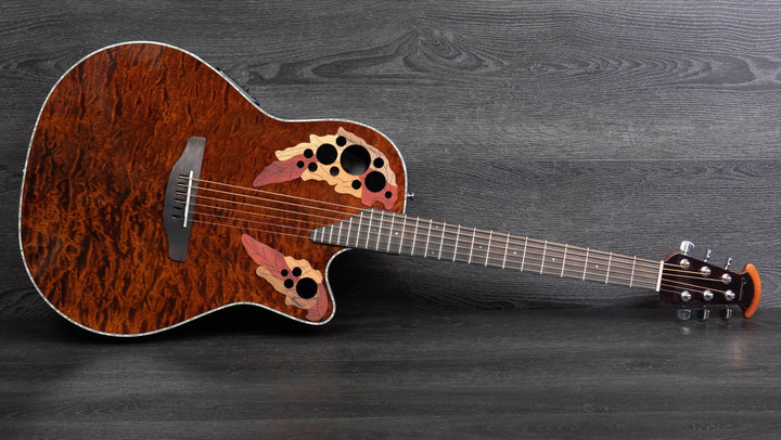 Ovation CS24P-TBBY Celebrity Standard Exotique, Flamme Noire