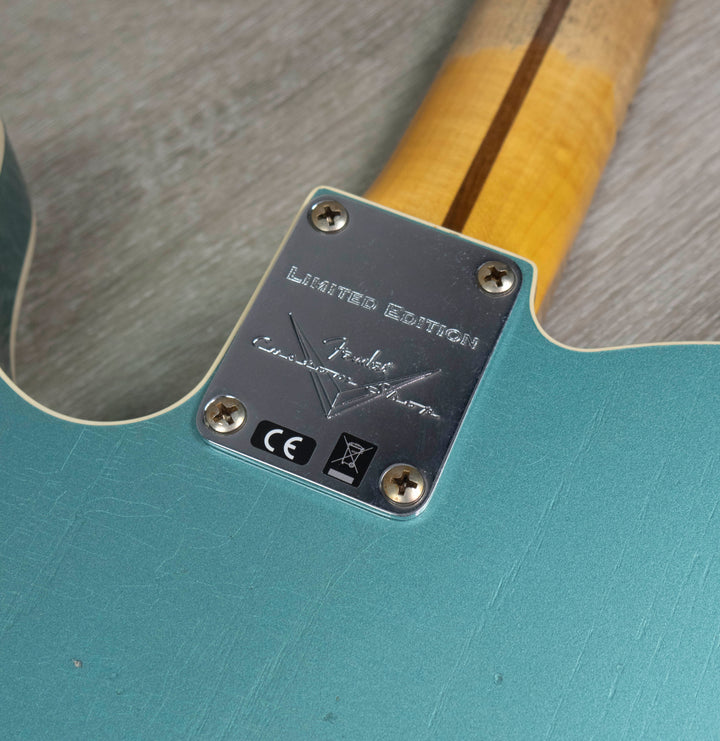 Fender Custom Shop Edición limitada Tomatillo Telecaster Relic, verde azulado envejecido metalizado