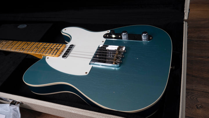 Fender Custom Shop Edición limitada Tomatillo Telecaster Relic, verde azulado envejecido metalizado