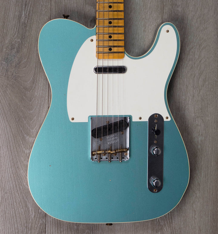 Fender Custom Shop Limited Edition Tomatillo Tele - Relic - Aged Teal Green Metallic