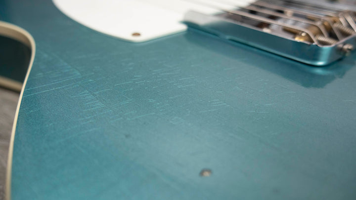 Fender Custom Shop Edición limitada Tomatillo Telecaster Relic, verde azulado envejecido metalizado