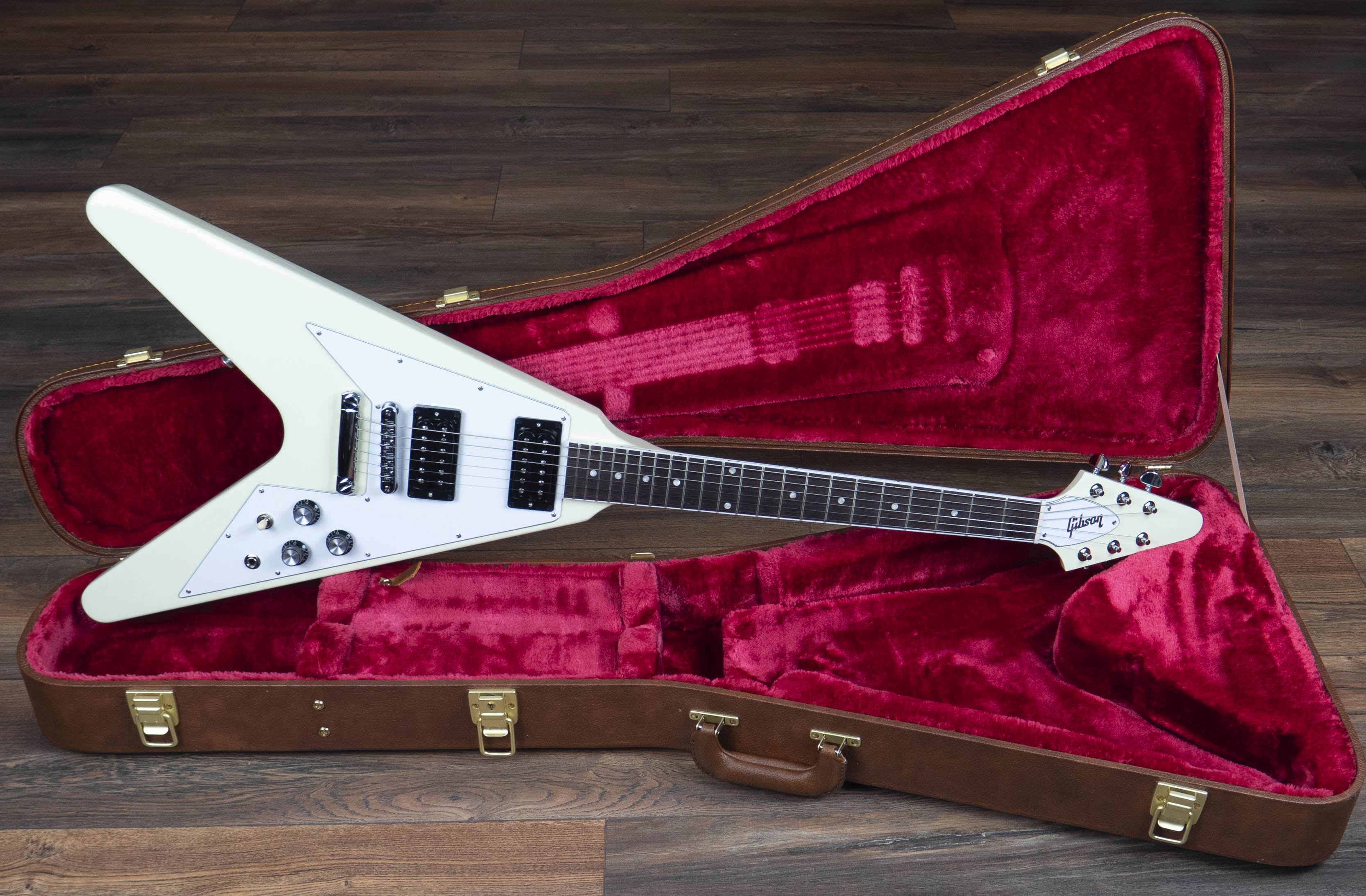 Gibson 70’s Flying V Classic White Gibson 70s Flying V Classic White - Guitarworks