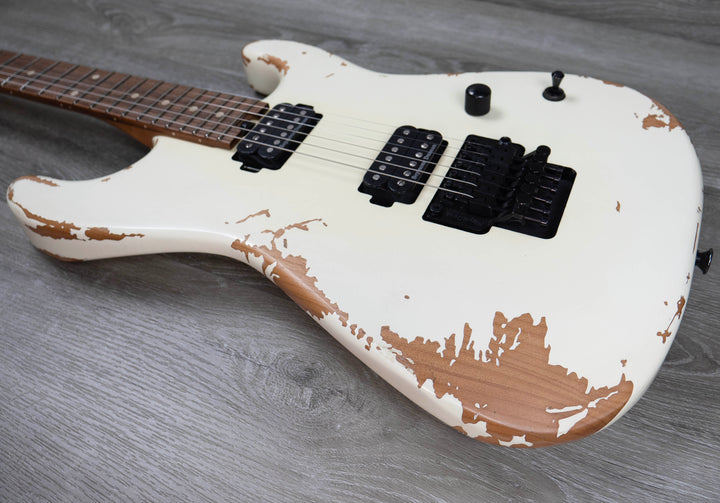 Charvel Pro-Mod San Dimas Style 1 HSS FR M, diapasón de arce, platino perlado