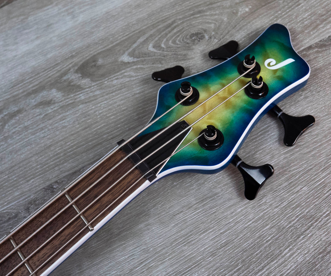Jackson X Series Spectra Bass SBX IV, Laurel Fingerboard, Amber Blue Burst