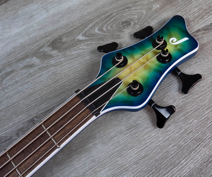 Jackson X Series Spectra Bass SBX IV, Laurel Fingerboard, Amber Blue Burst