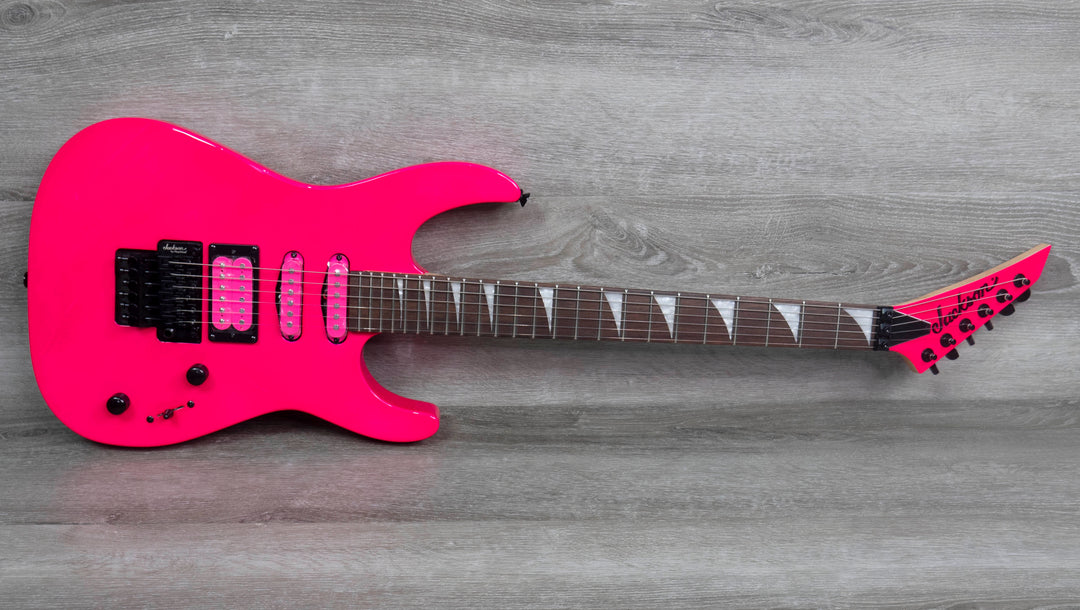 Jackson X Series Dinky DK3XR HSS, Laurel Fingerboard, Neon Pink