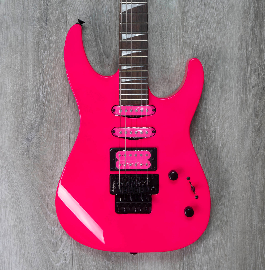 Jackson X Series Dinky DK3XR HSS, Laurel Fingerboard, Neon Pink