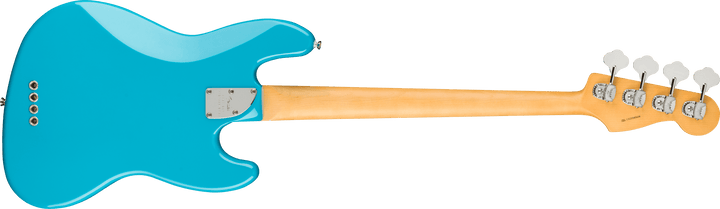 Fender American Professional II Jazz Bass Left-Hand, Maple Fingerboard, Miami Blue - A Strings