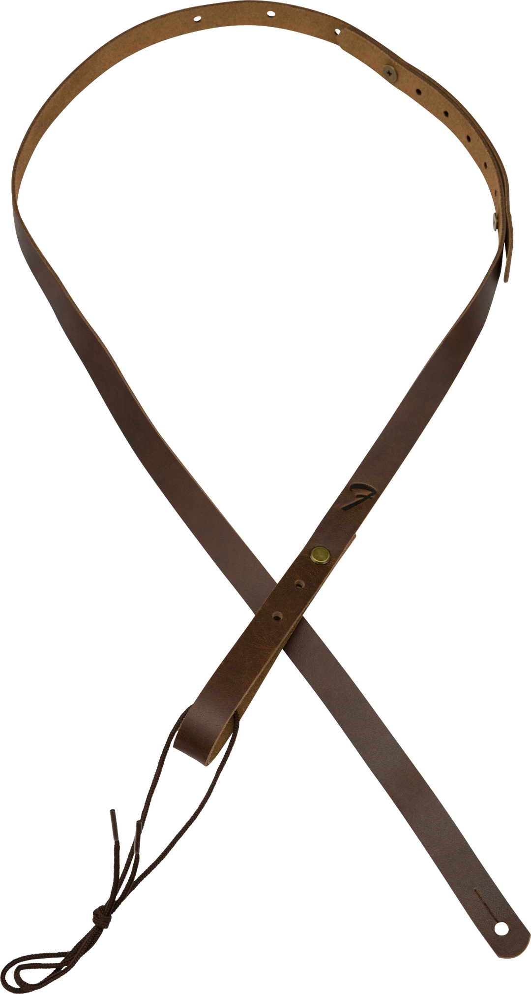 Fender Paramount Mandolin Leather Strap, Brown