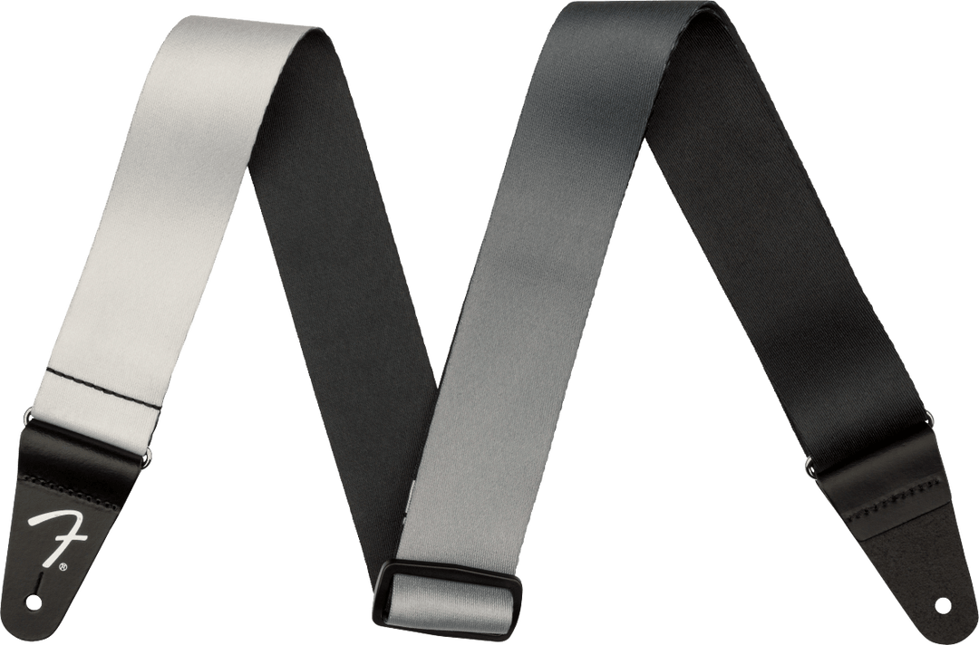 Fender 2" Ombre Strap, Silver Smoke - A Strings