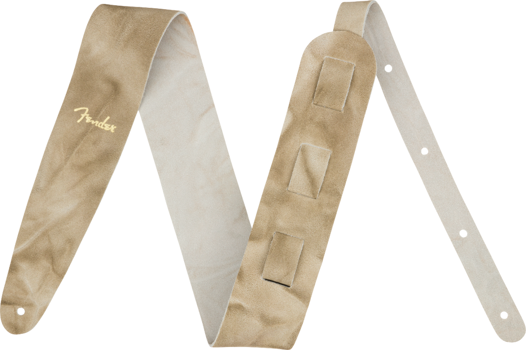 Fender Tie Dye Leather Strap, Natural