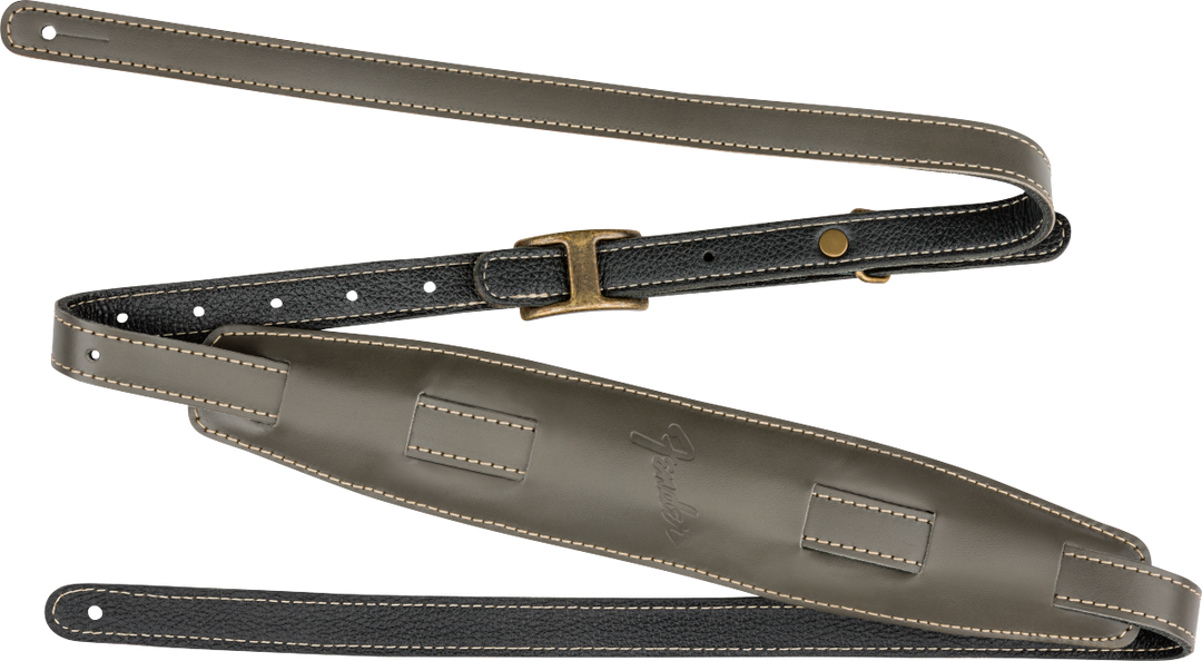 Fender Mustang Saddle Strap, Gray, 2.25"