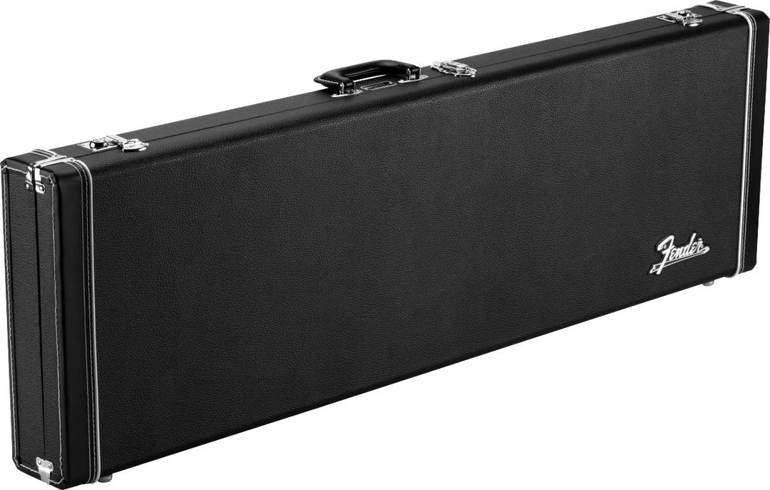 Fender Classic Series Wood Case - Precision Bass/Jazz Bass, Black