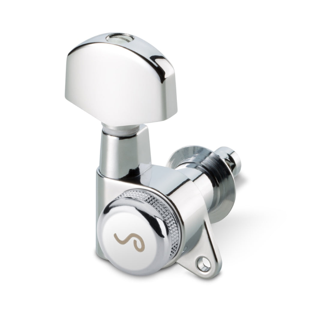Schaller Machine Heads M6 135 Locking Tuner 3 left + 3 right Chrome