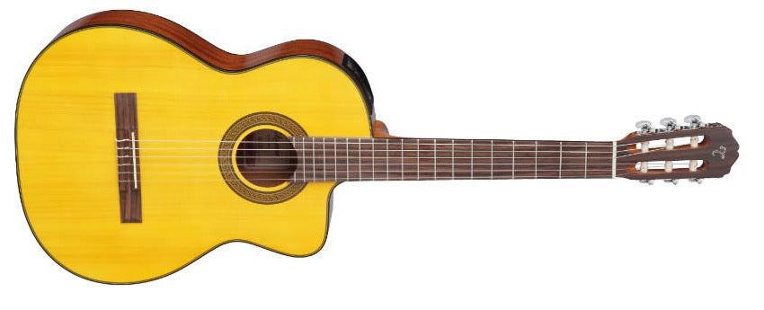 Takamine GC3CE-NAT Classical Cutaway, Solid Spruce Top, Mahogany Back w/ TP-4TD Pickup
