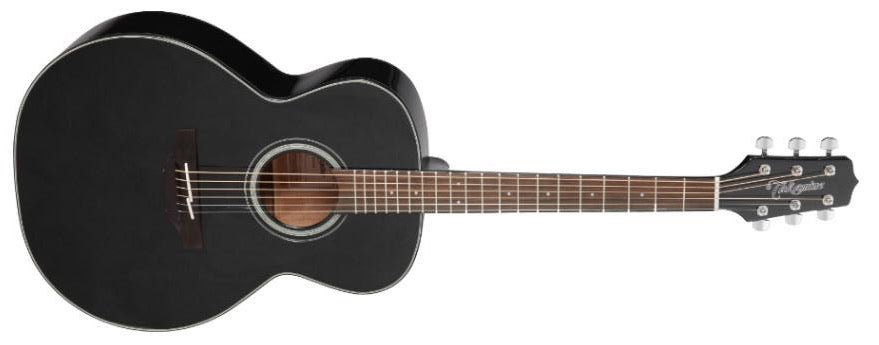 Takamine GN30-BLK NEX, tapa de abeto macizo negro brillante, fondo de caoba