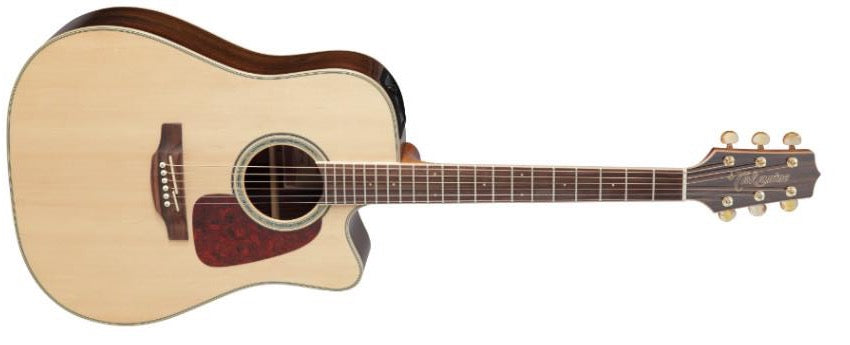 Takamine GD71CE-NAT Dreadnought Cutaway, tapa de abeto macizo, fondo de palisandro con pastilla TK-40D
