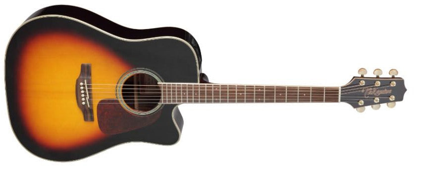 Takamine GD71CE-BSB Dreadnought Cutaway, Sunburst Solid Spruce Top, Rosewood Back w/ TK-40D Pickup
