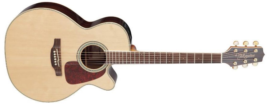Takamine GN71CE-NAT NEX, tapa de abeto macizo, fondo de palisandro con pastilla TK-40D
