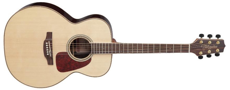 Takamine GN93-NAT NEX, tapa de abeto macizo, fondo de palisandro y arce acolchado