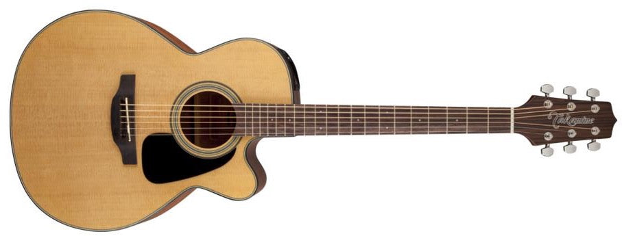 Takamine GN10CE-NS NEX Cutaway, tapa de abeto natural, fondo de caoba con pastilla TP-4T