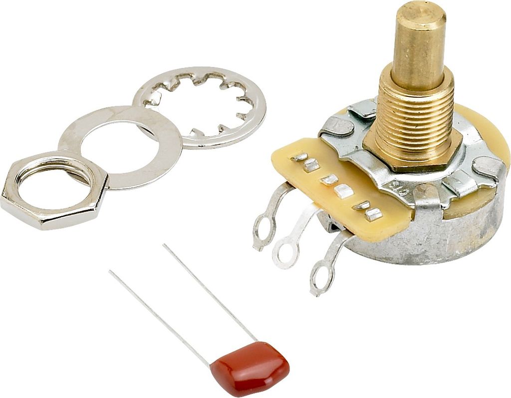 Potenciómetro de control Fender CTS, 500 K, eje macizo, CTS