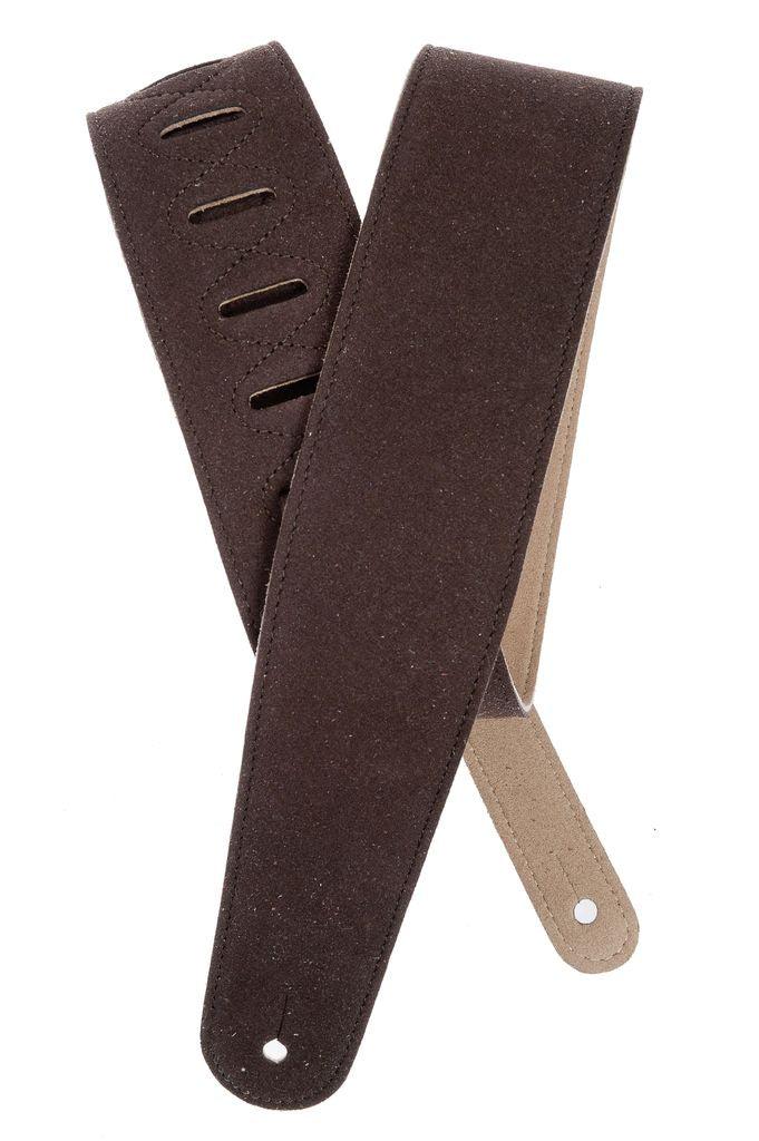 D'Addario Suede Guitar Strap - Cognac - A Strings