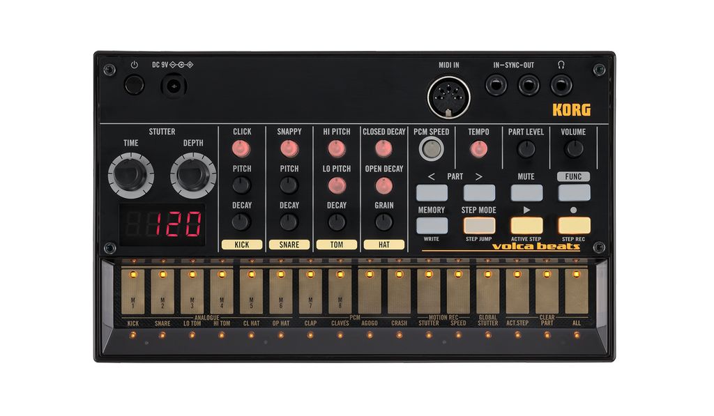 Máquina de ritmo analógica Korg Volca Beats
