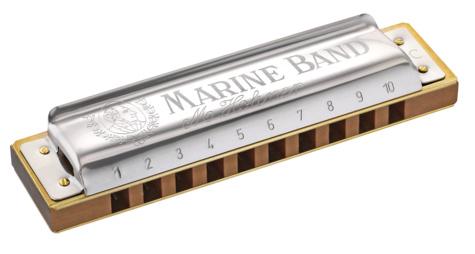 Harmonica Hohner Marine Band 1896, fa