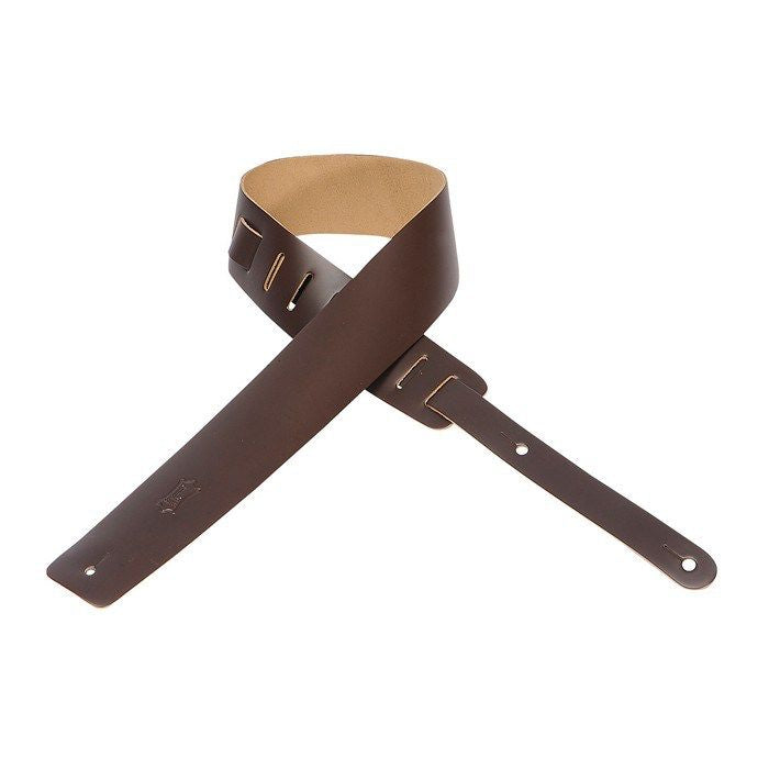 Levy's 2.5" Leather Guitar Strap - Dark Brown