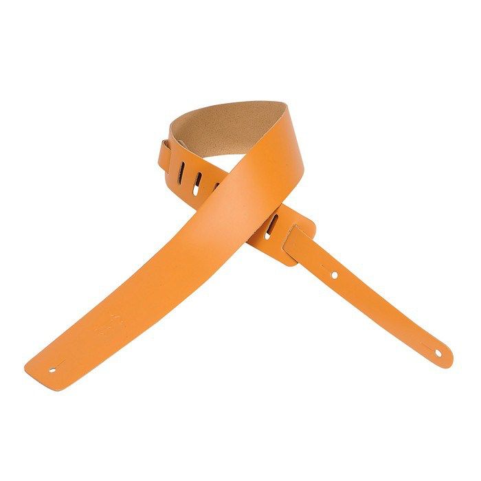 Levy's 2.5" Leather Guitar Strap - Tan
