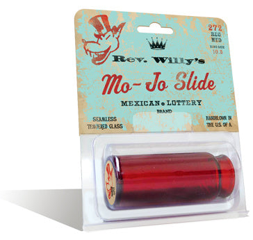 Jim Dunlop RWS11 Rev Willy Red MoJo Glass Slide