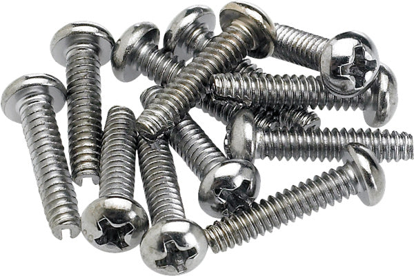 Fender Pickup / Switch Mounting Screws, Chrome (12)